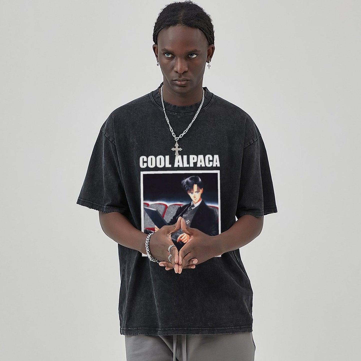 Unisex Vintage Solid Wash T-Shirts 2305103540