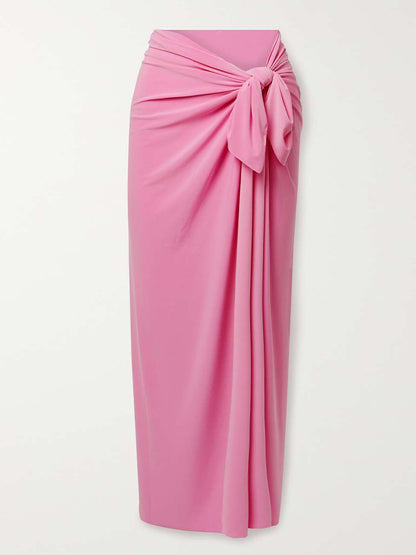 Beach Colorblock One-Piece Swimsuit and Cover-up