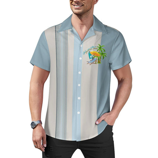 Men's Hawaiian Print Casual Shirt 2304107070