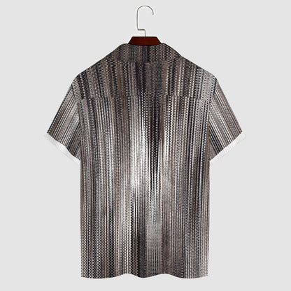 Men Hawaiian Casual Short Sleeve Shirt 2307100355