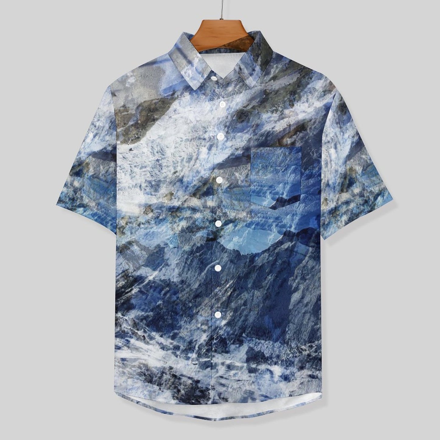 Men's Mountain Vacation Hawaiian Shirt 2306104932