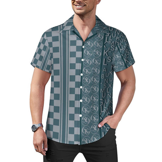 Men's Hawaiian Casual Short Sleeve Shirt 2305101704