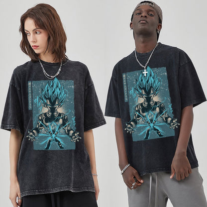 Unisex Vintage Solid Wash T-Shirts 2305102964