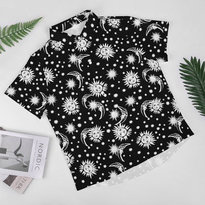 Men's Fashion Casual Printed Short Sleeve Shirts 2305107121