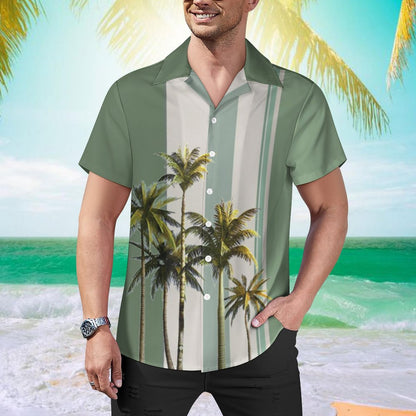 Men's Hawaiian Print Casual Shirt 2304106952