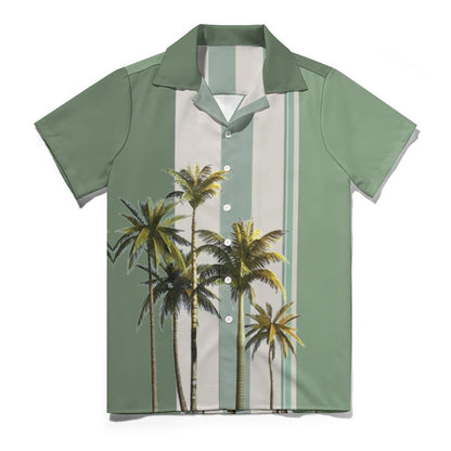 Men's Hawaiian Print Casual Shirt 2304106952