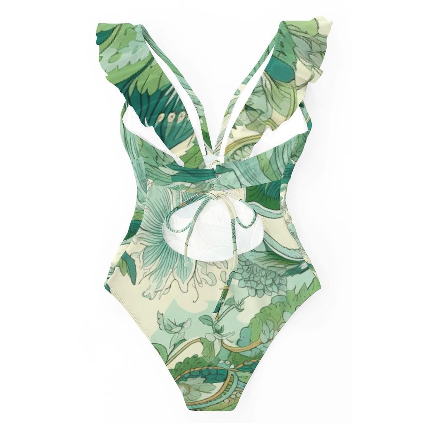 Casual Printed One Piece Swimsuit And Cover Up 2306103036