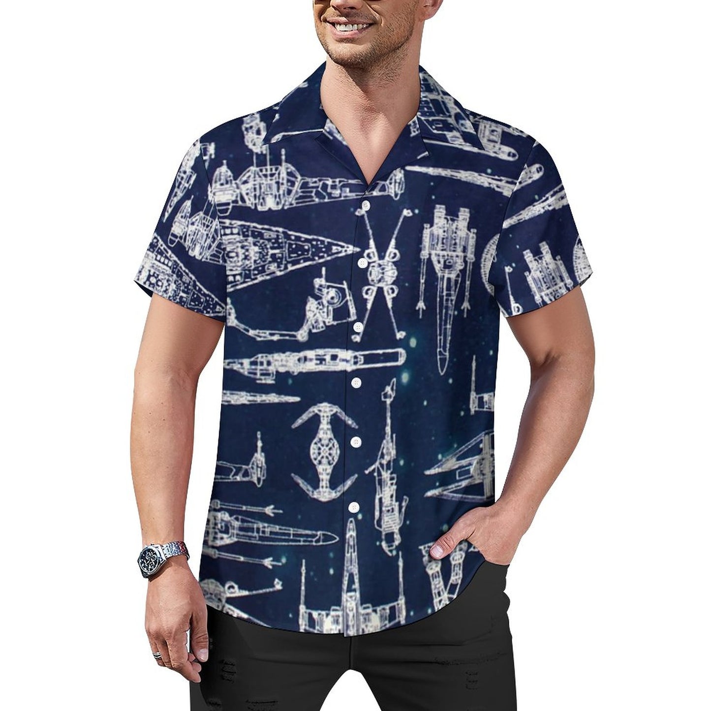 Men's Hawaiian Casual Short Sleeve Shirt 2305102385