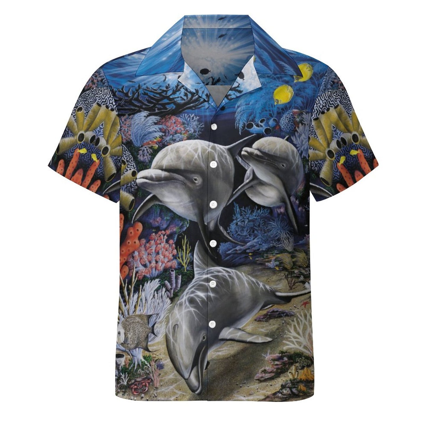 Men Hawaiian Casual Short Sleeve Shirt 2305106246