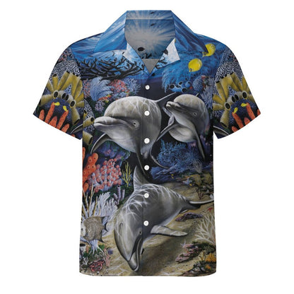 Men Hawaiian Casual Short Sleeve Shirt 2305106246