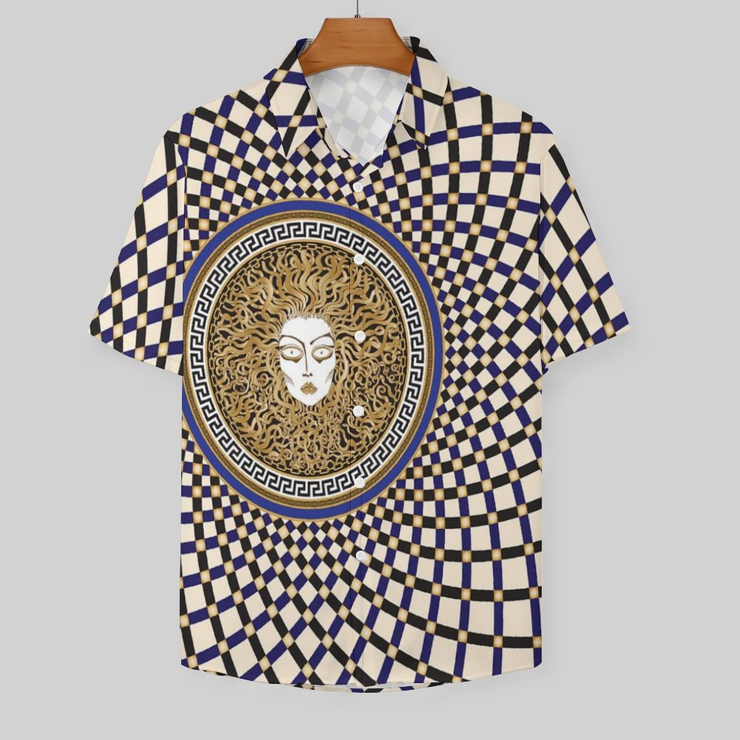 Men's Fashion Casual Printed Short Sleeve Shirts 2306100454