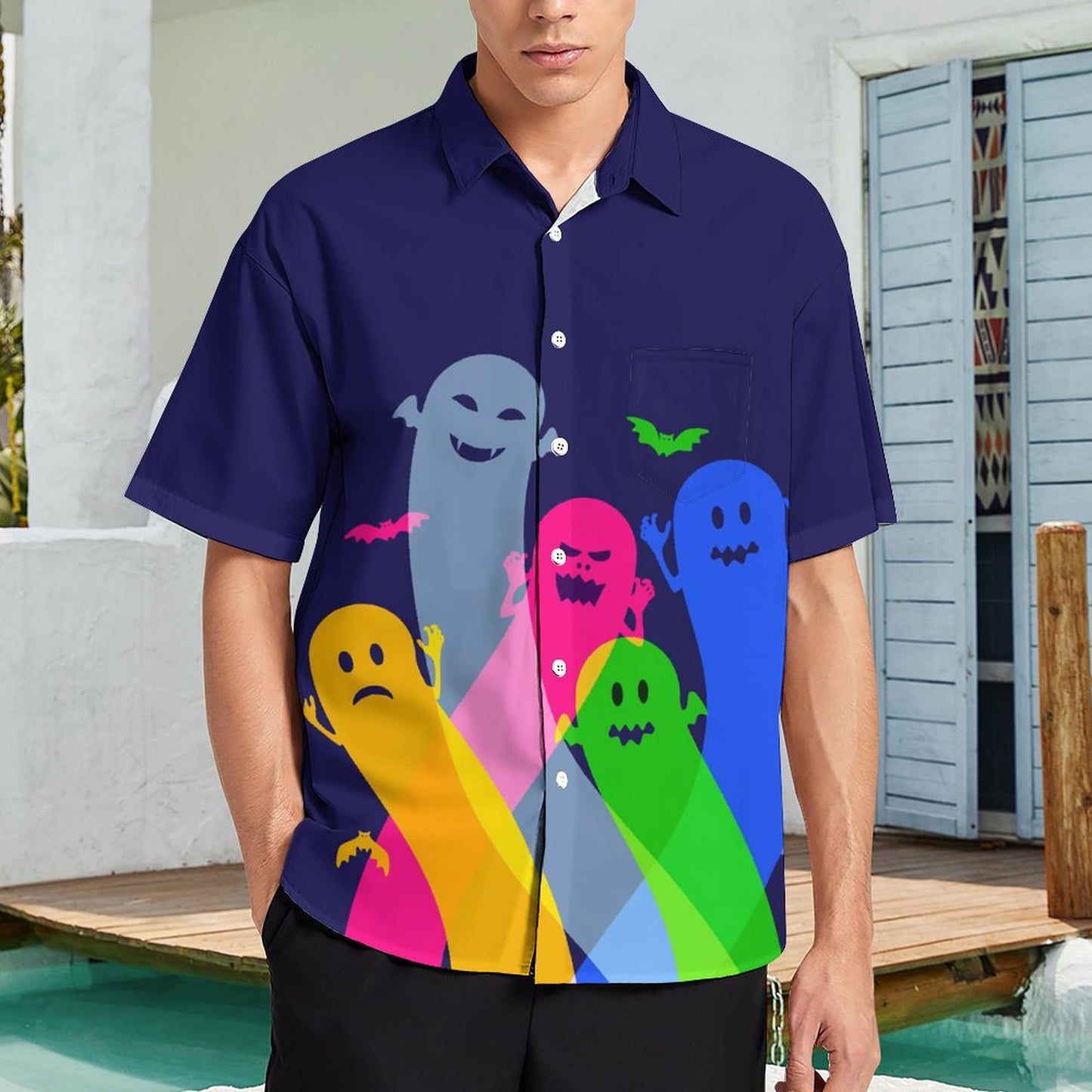Men's Hawaiian Casual Short Sleeve Shirt 2306105787