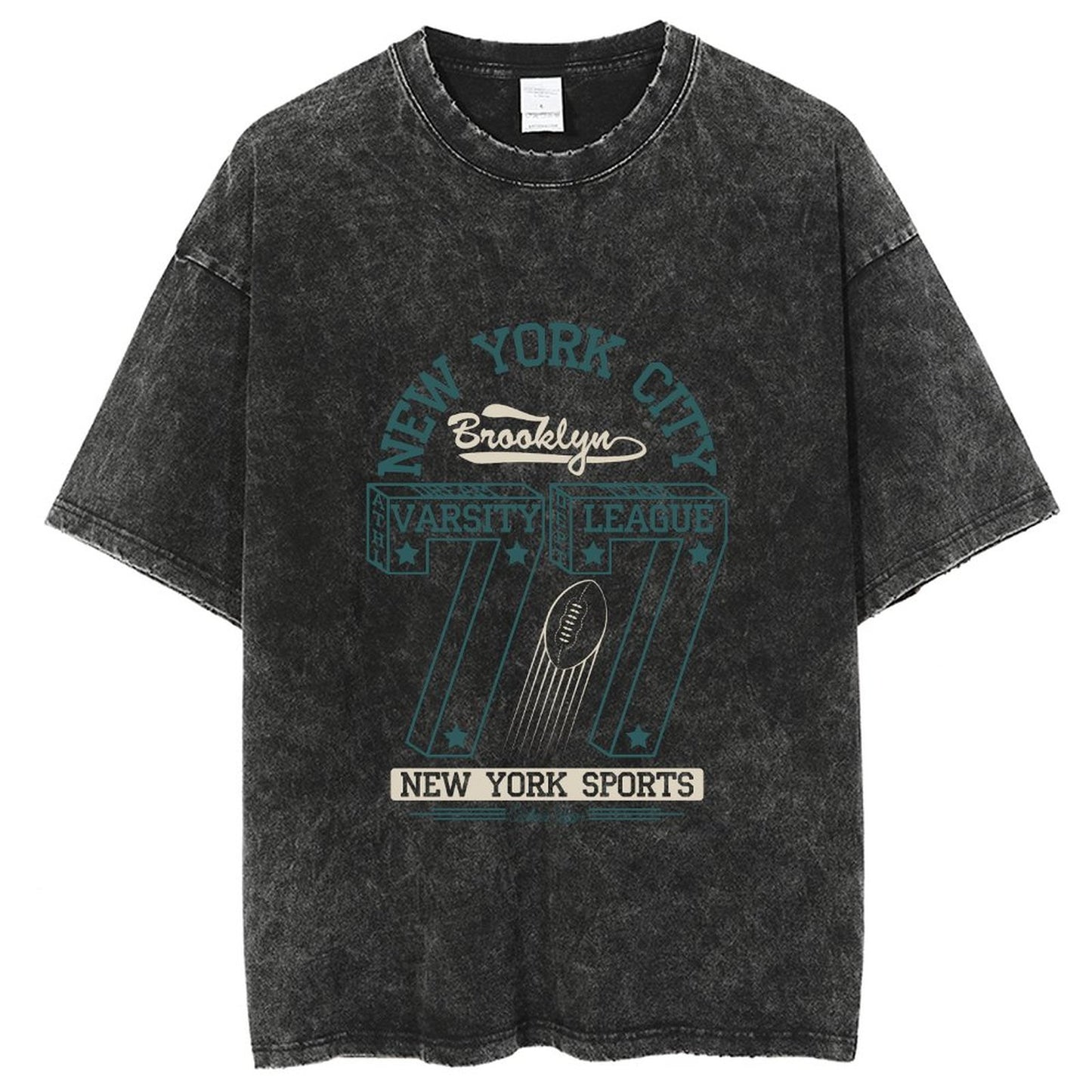 Unisex Vintage Solid Wash T-Shirts 2305101592