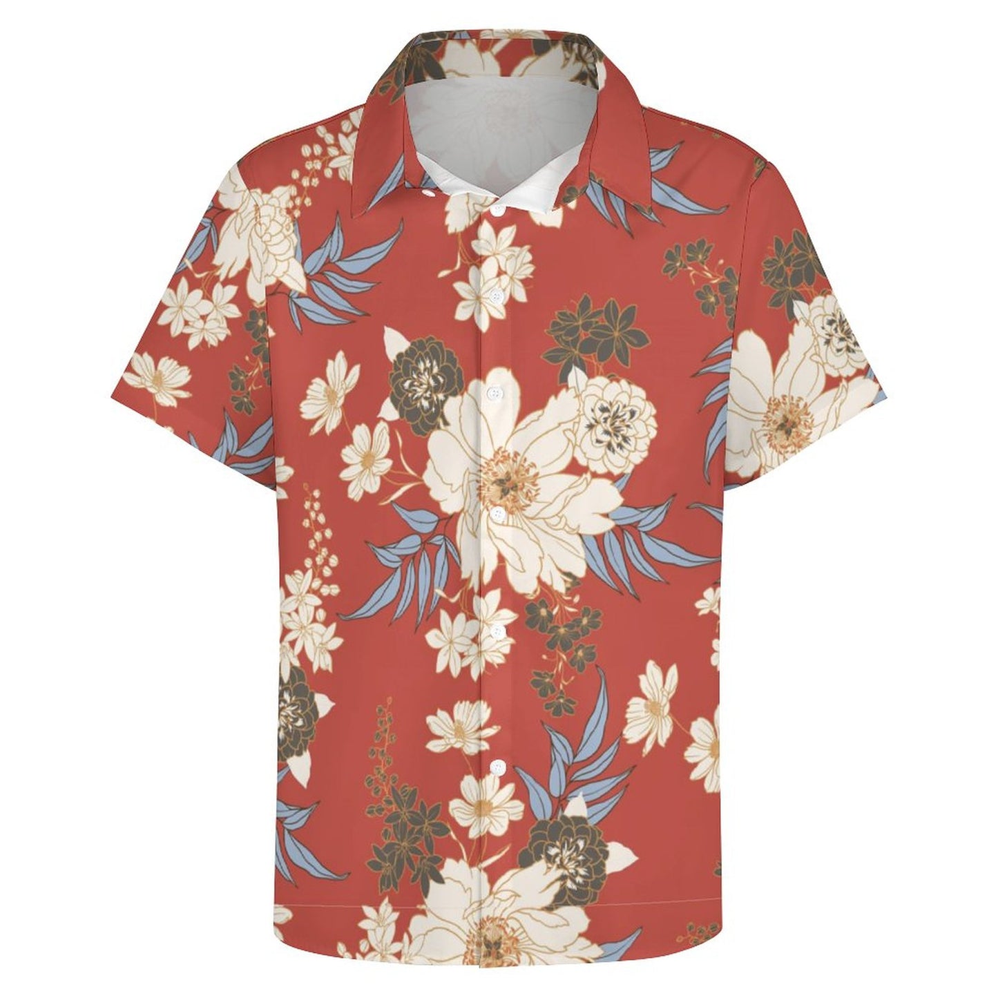 Men's Fashion Casual Printed Short Sleeve Shirts 2306101736