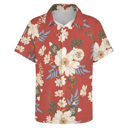 Men's Fashion Casual Printed Short Sleeve Shirts 2306101736
