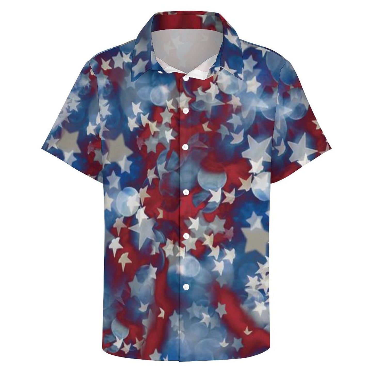 Men's Hawaiian Print Resort Shirt 2305101458