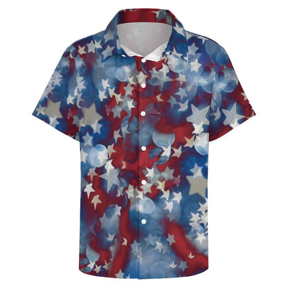 Men's Hawaiian Print Resort Shirt 2305101458