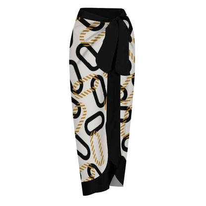 Casual Printed One-Piece Swimsuit And Cover Up 2305102681