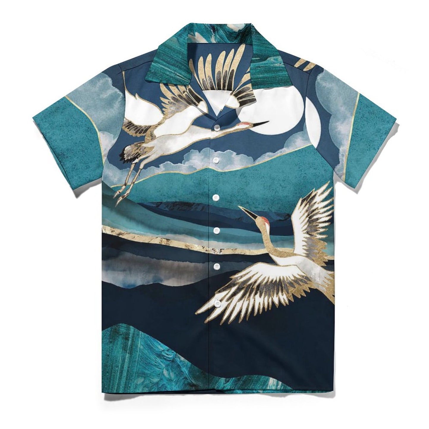 Men's Hawaiian Print Casual Shirt 2304108708