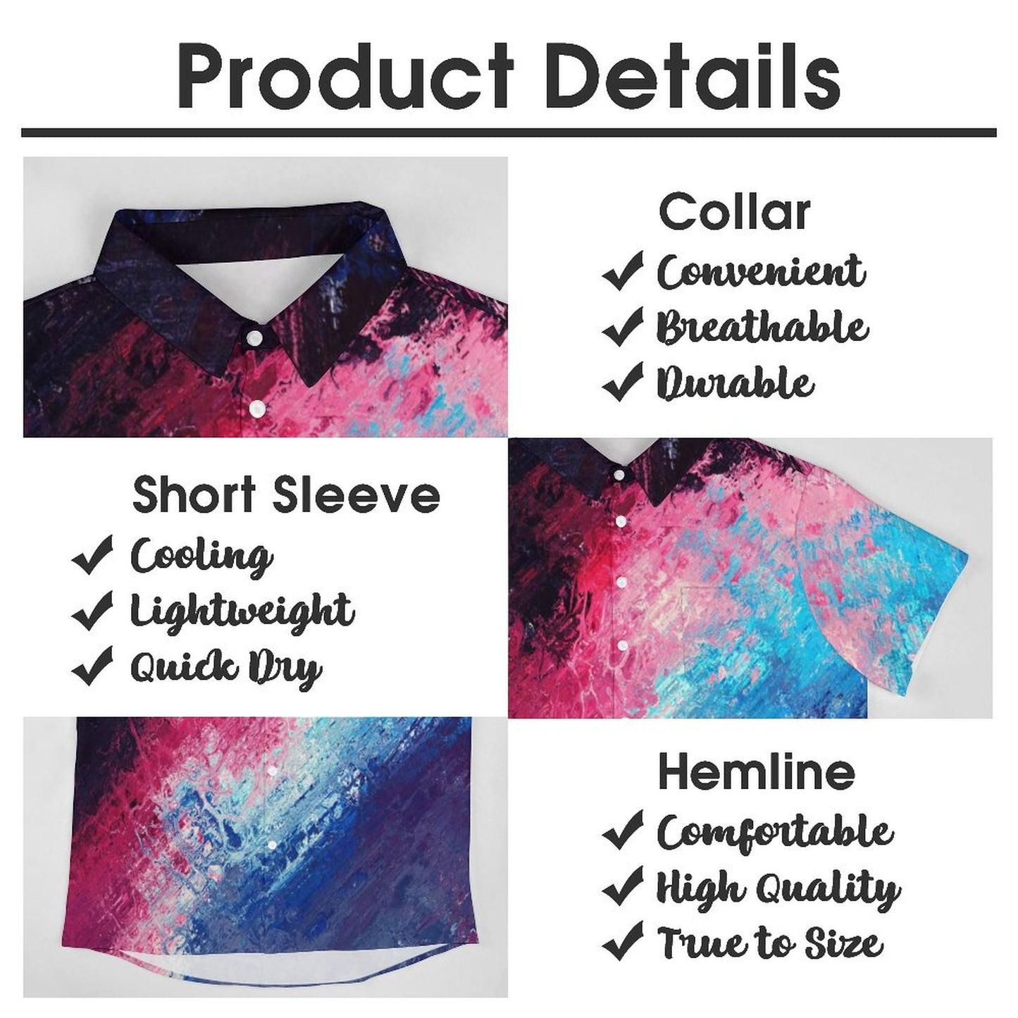 Men's Hawaiian Casual Short Sleeve Shirt 2306104152