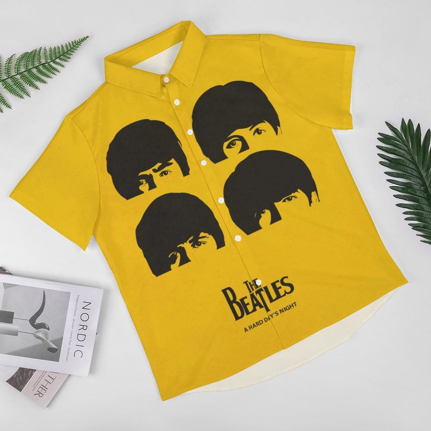 Men's Fashion Casual Printed Short Sleeve Shirts 2306104153