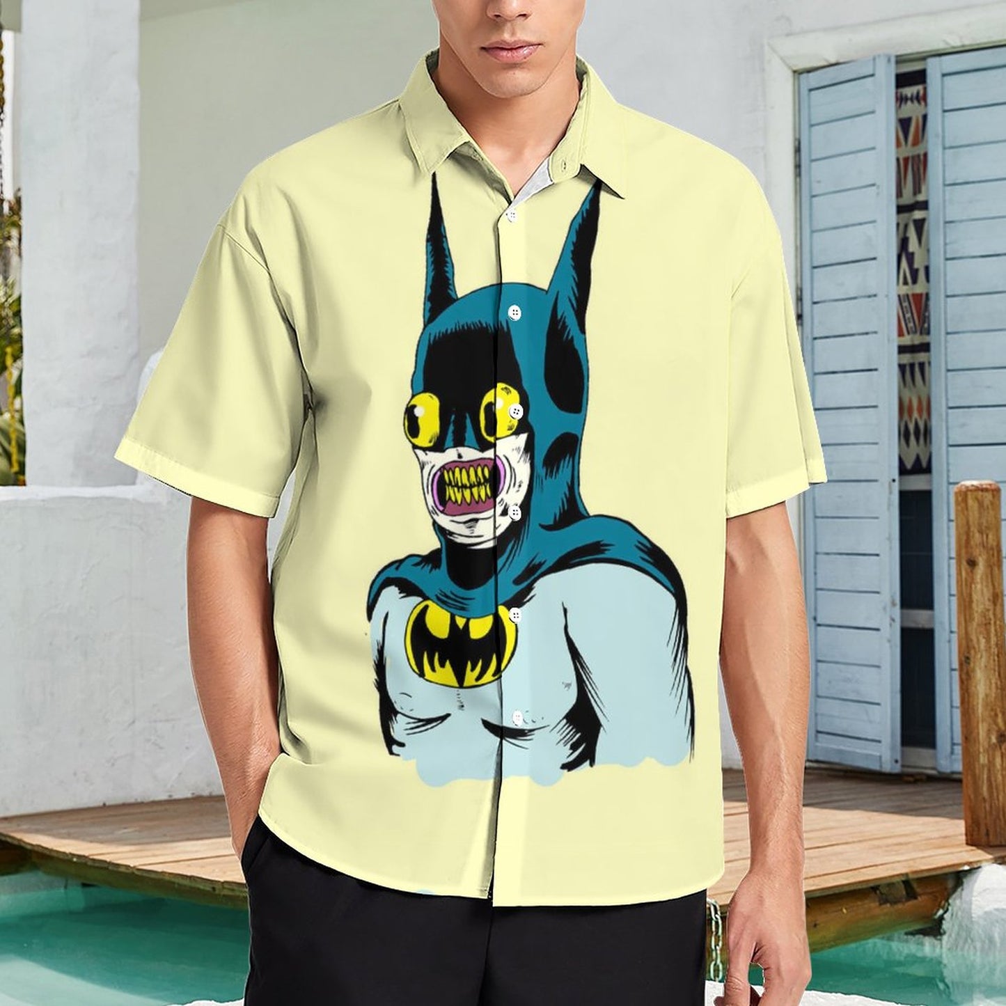 Men's Fashion Casual Printed Short Sleeve Shirts 2306104382