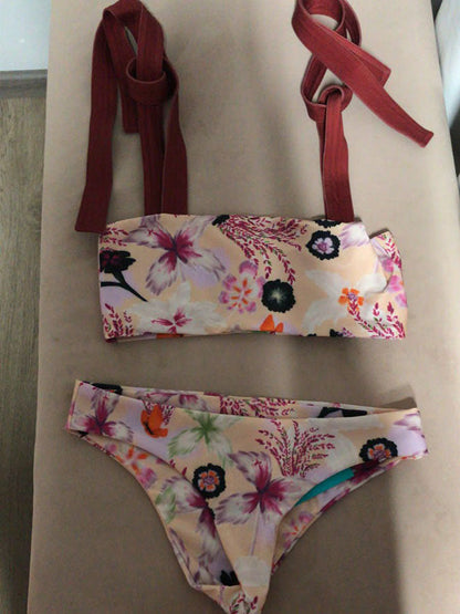 Flowers Printed Bikini and Beach Dresses