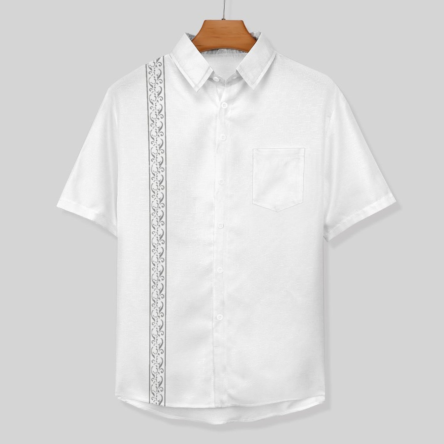 Geometric Print Hawaiian Men's Casual Shirt