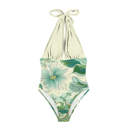 Casual Printed One Piece Swimsuit And Cover Up 2306103035