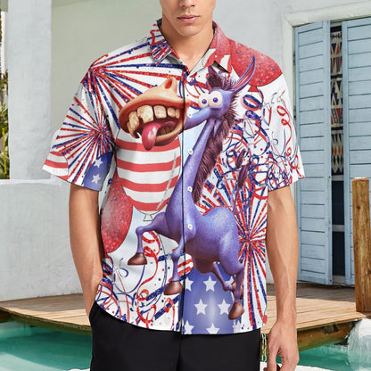 Men's Hawaiian Casual Short Sleeve Shirt 2306103384