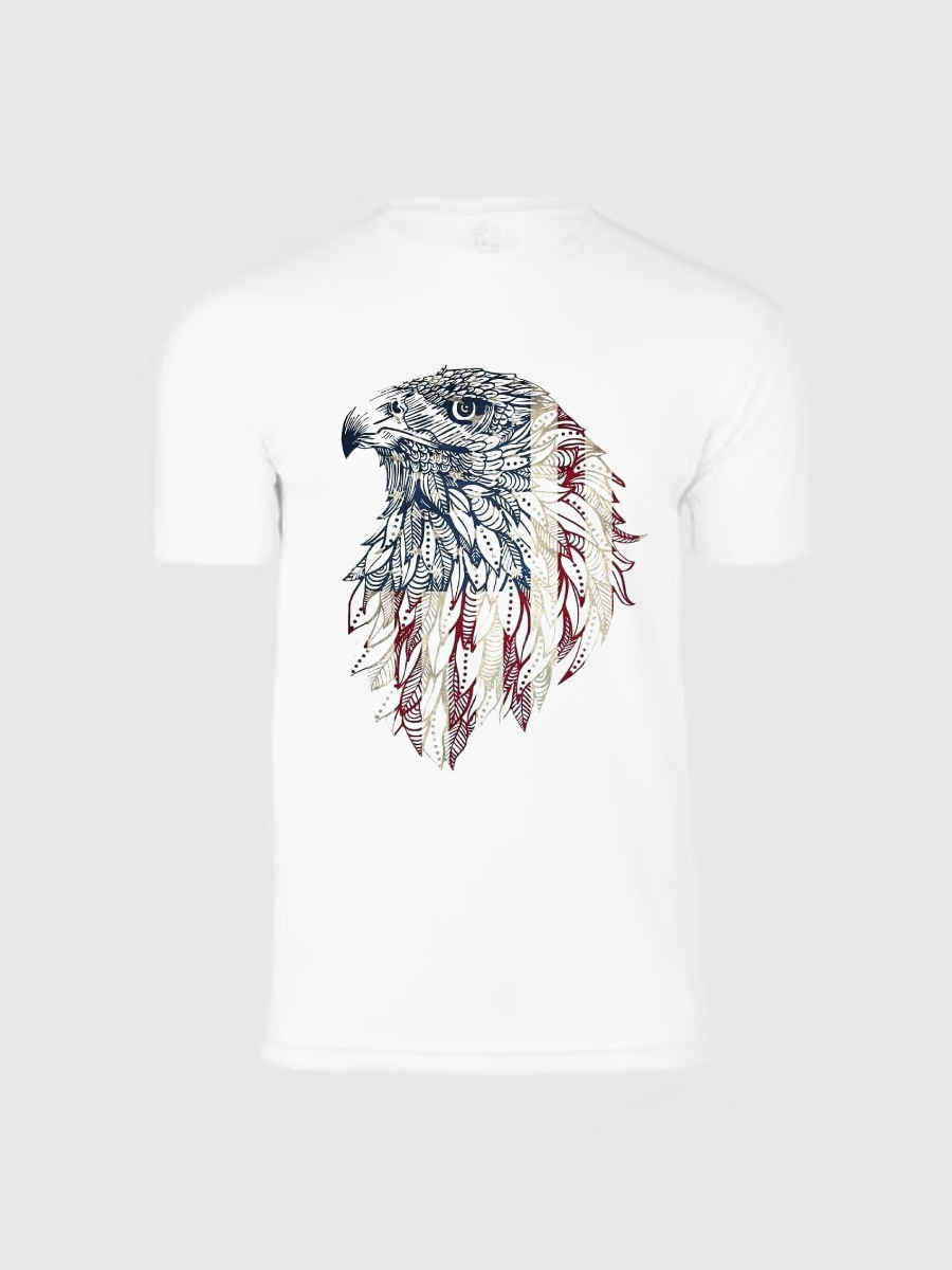 Unisex Round Neck Casual Printed Short Sleeve T-Shirt