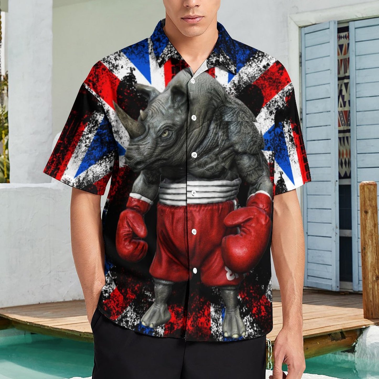 Men's Hawaiian Casual Short Sleeve Shirt 2306103693