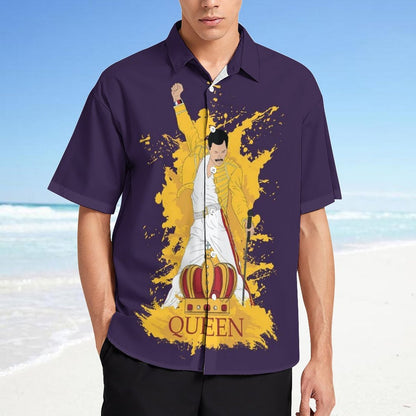 Men's Fashion Casual Printed Short Sleeve Shirts 2306102219