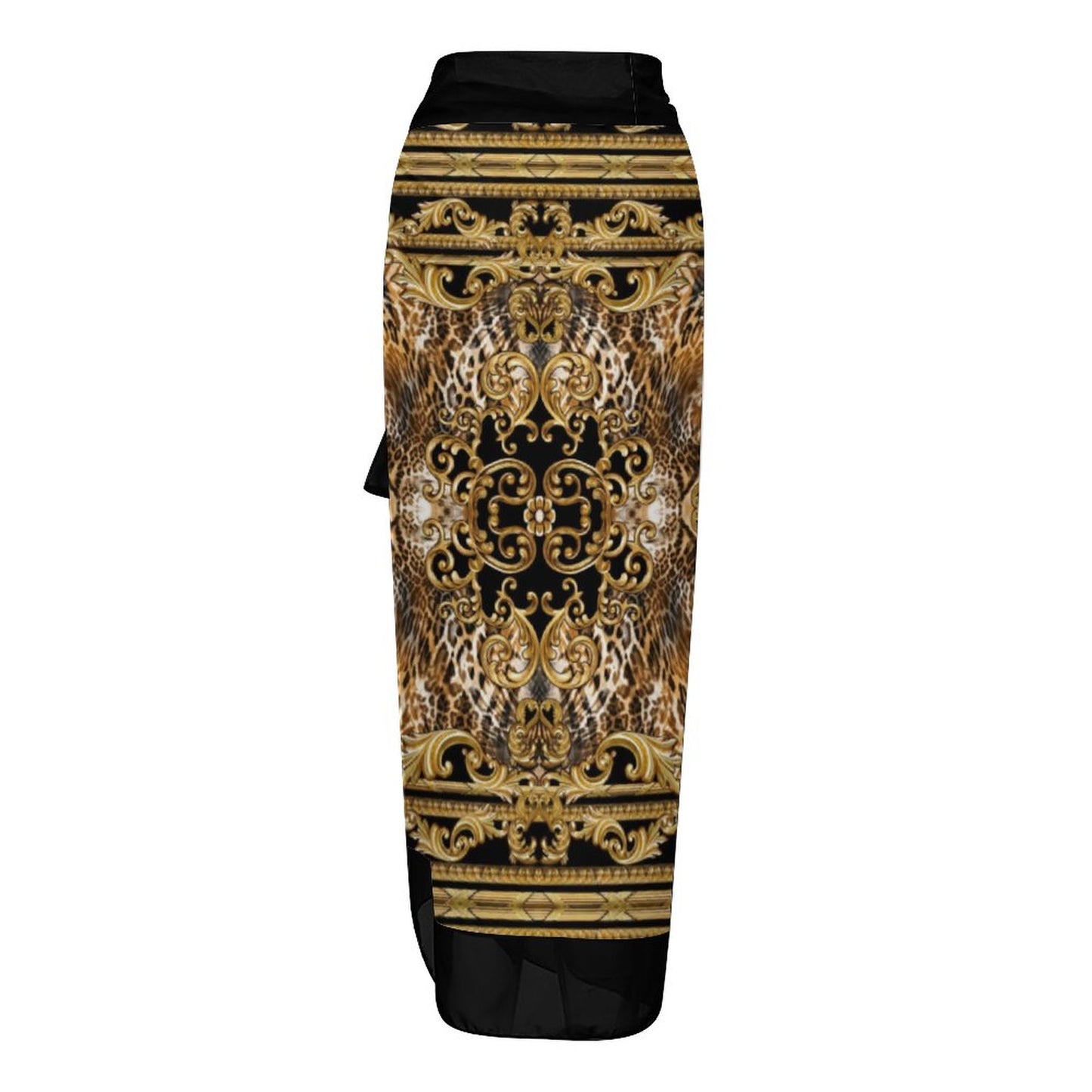 Casual Printed One-Piece Swimsuit And Cover Up 2305102875