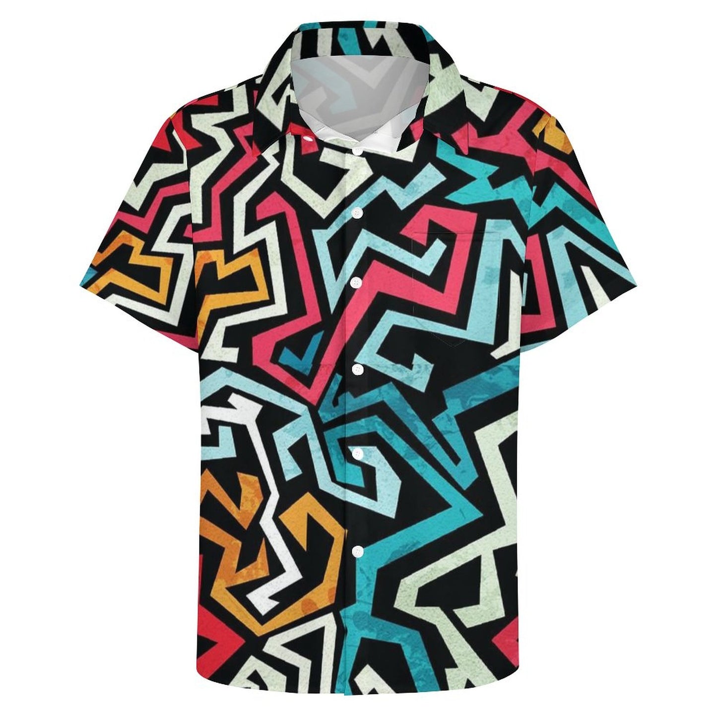Men's Hawaiian Casual Short Sleeve Shirt 2306105785