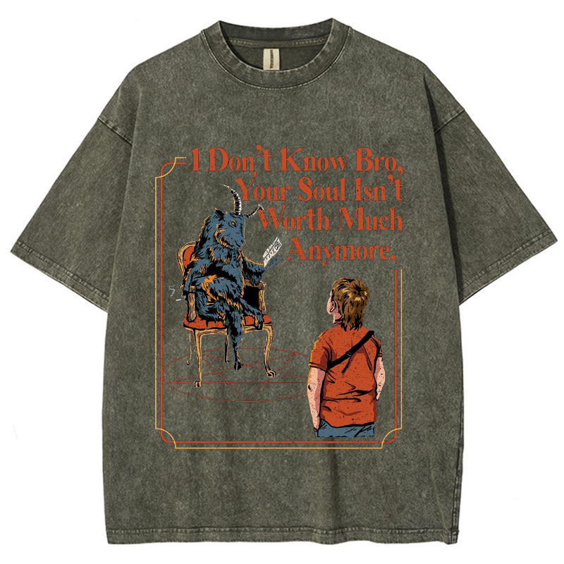 Unisex Vintage Wash Denim T-Shirts