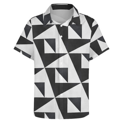 Men's Fashion Casual Printed Short Sleeve Shirts 2306101731