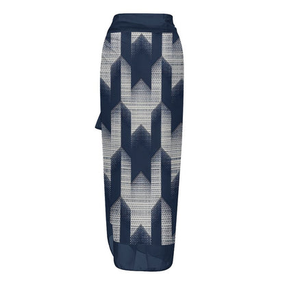 Casual Printed One-Piece Swimsuit And Cover Up 2305102480