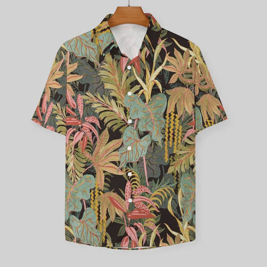 Men's Hawaiian Print Resort Shirt 2305101465