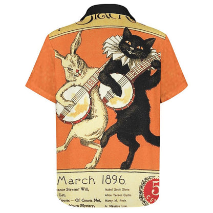Men's Fashion Casual Printed Short Sleeve Shirts 2306105167