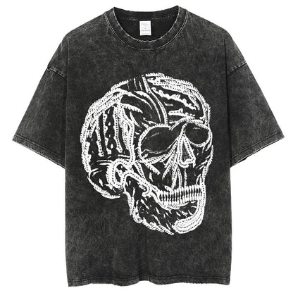 Unisex Vintage Solid Wash T-Shirts 2305101628