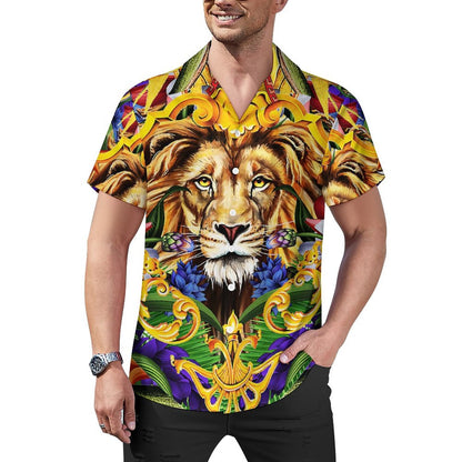 Men's Hawaiian Print Casual Shirt 2304105591