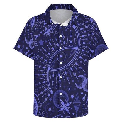 Men's Fashion Casual Printed Short Sleeve Shirts 2306101052