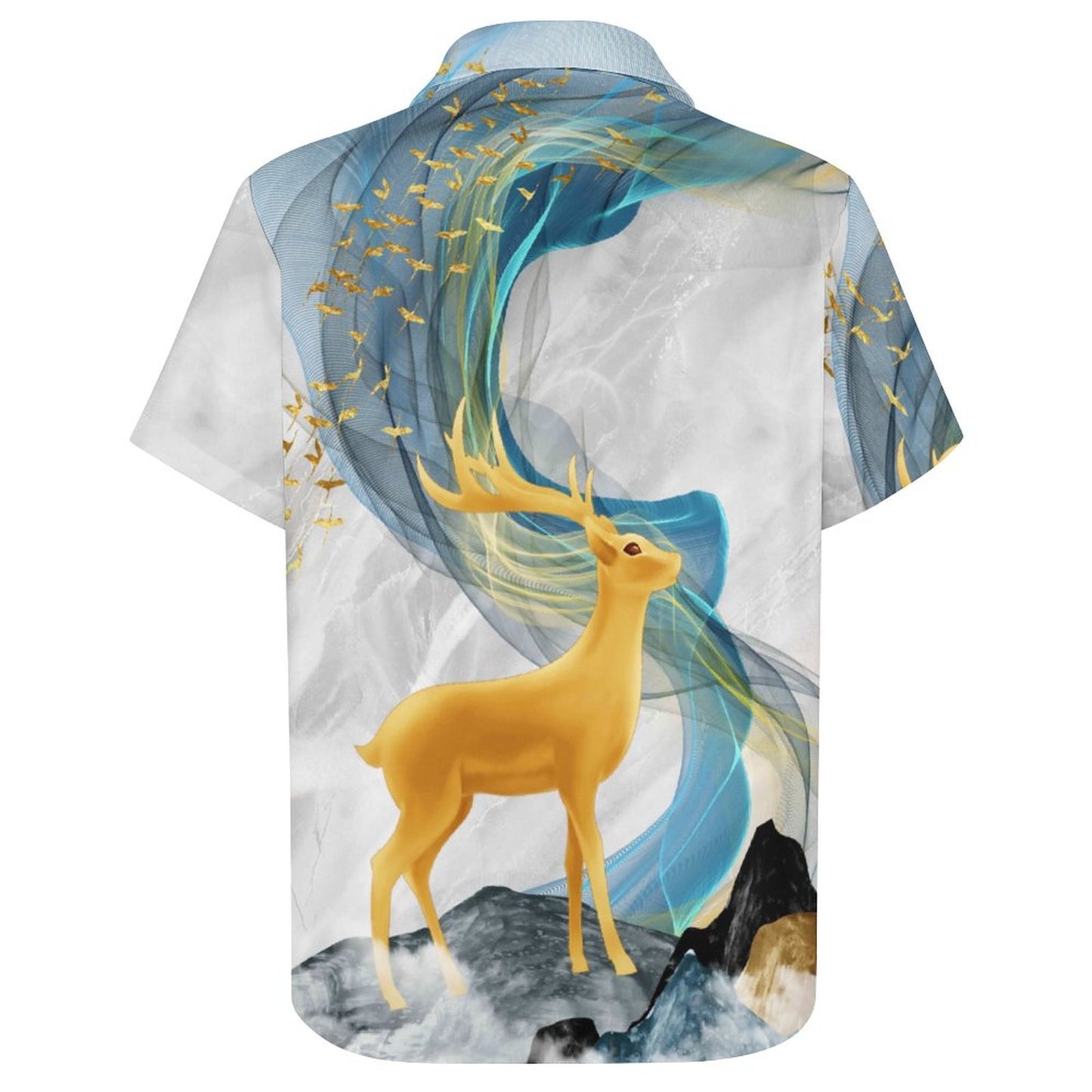 Men's Hawaiian Print Resort Shirt 2305102237