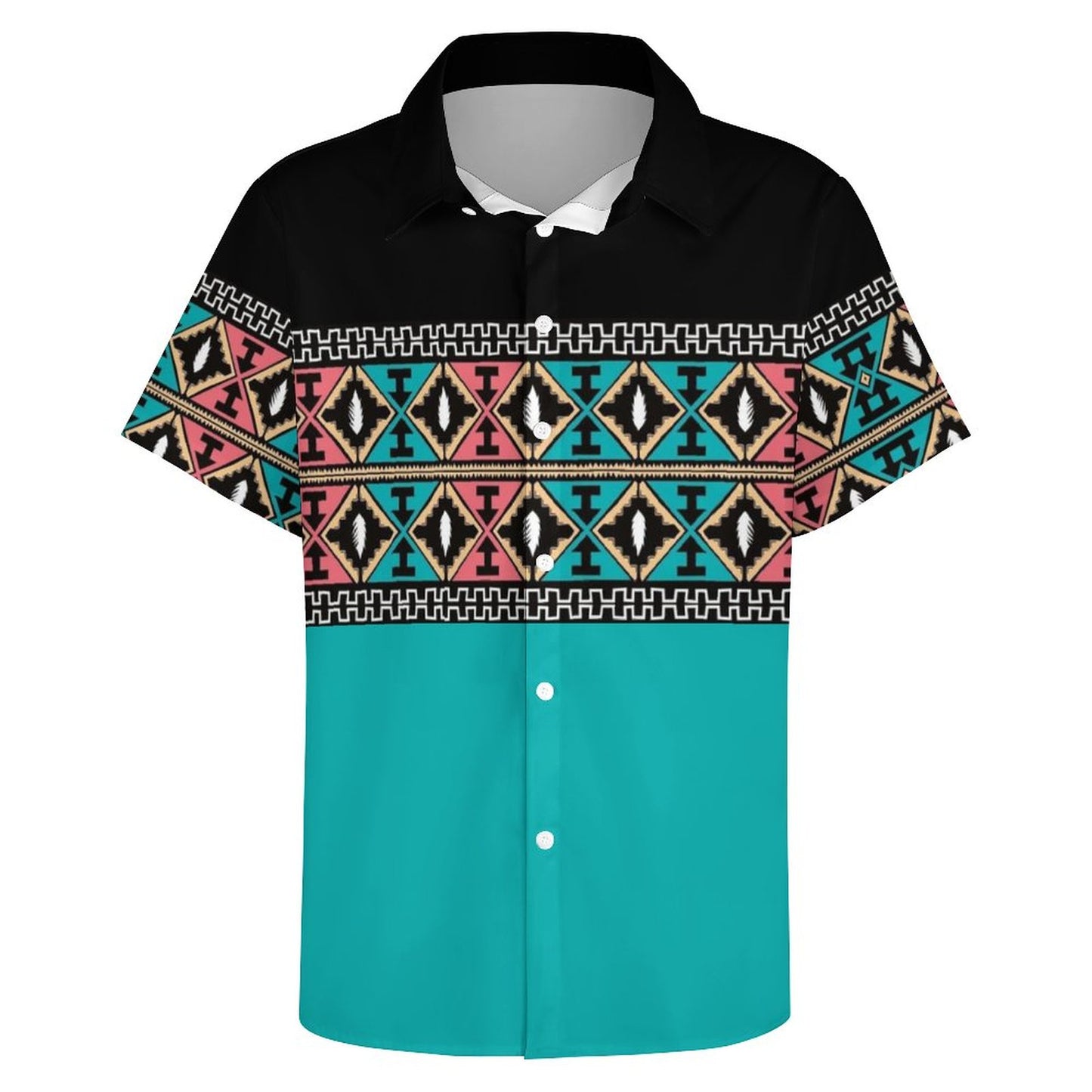 Men's Fashion Casual Printed Short Sleeve Shirts 2306101555