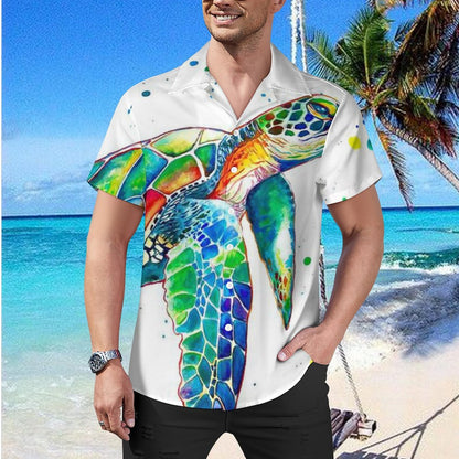 Men's Hawaiian Casual Short Sleeve Shirt 2305101812