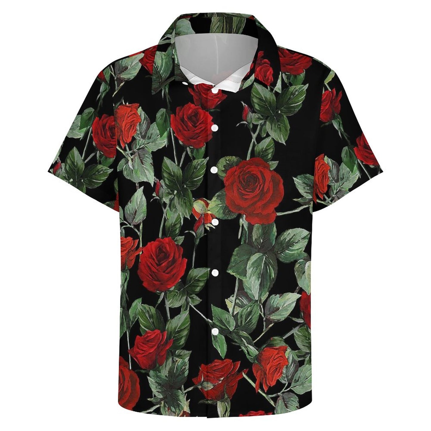 Men's Fashion Casual Printed Short Sleeve Shirts 2305107067
