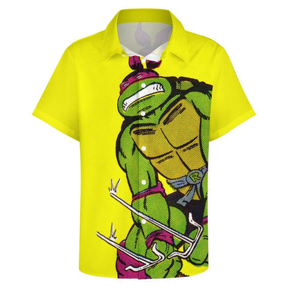 Men's Fashion Casual Printed Short Sleeve Shirts 2306104383
