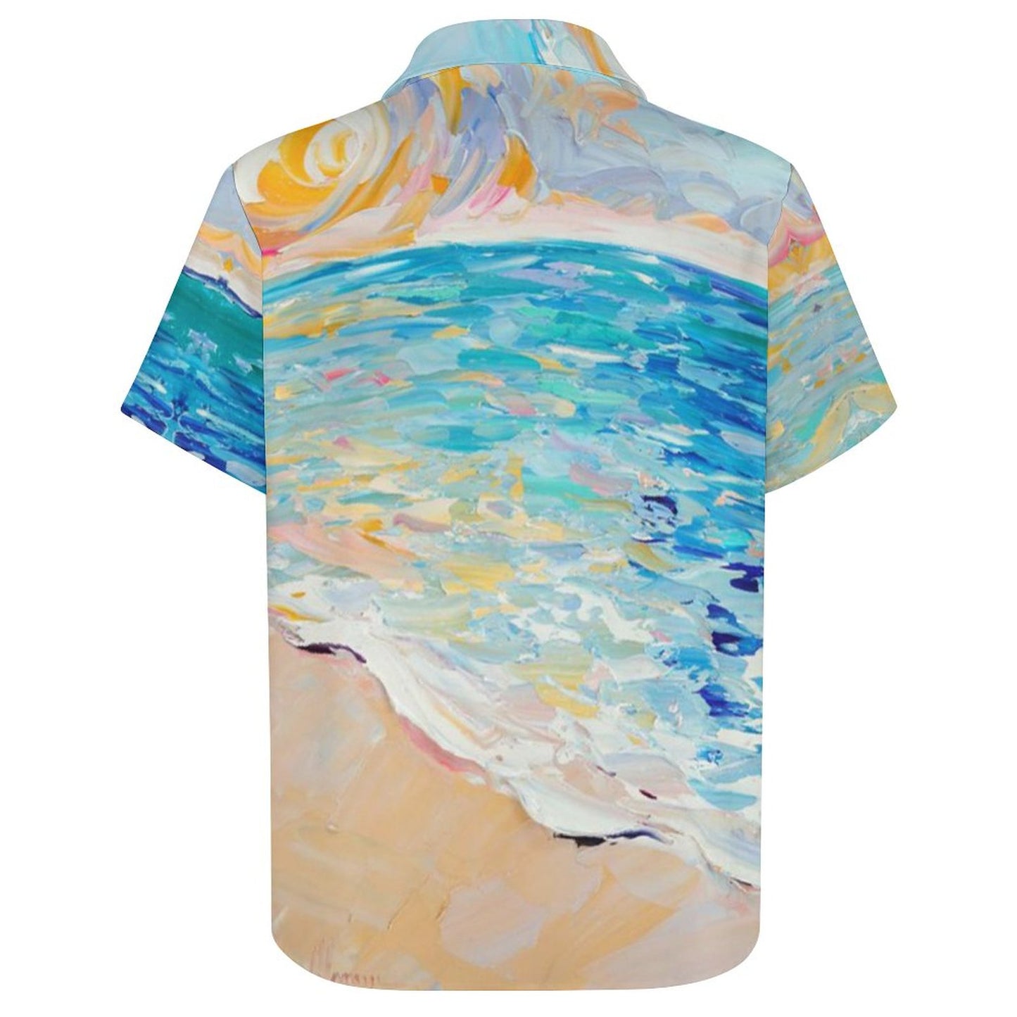 Men's Hawaiian Print Resort Shirt 2305101779