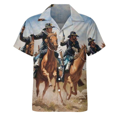 Men's Hawaiian Casual Short Sleeve Shirt 2305101807
